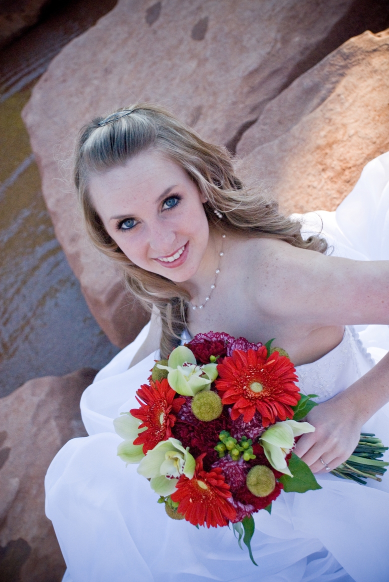 Carnations bridal bouquet